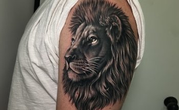 Blue Cat Tattoo