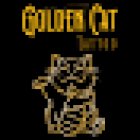 Golden cat tattoo